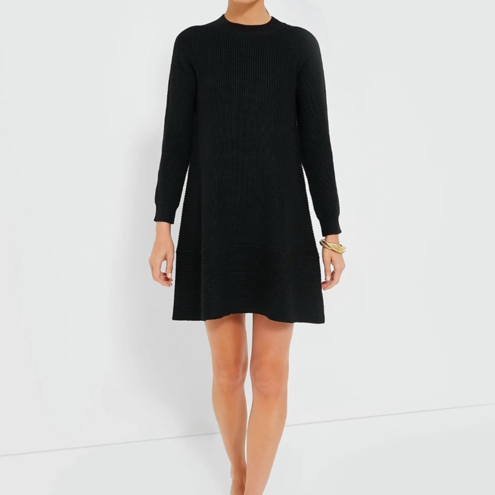 Tuckernuck Pomander Place Ainsley Knit Dress in Black Women's Size Medium